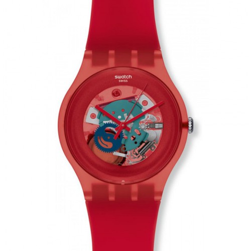 Swatch New Gent Red Lacquered suob101