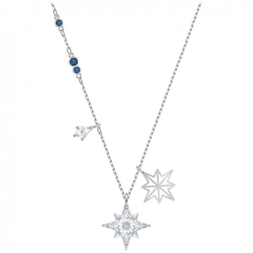 Symbolic Star Swarovski pendant white rhodium plating 5511404