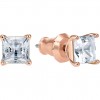 Pendientes Swarovski Attract cristales blancos baño oro rosa 5509935