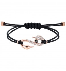 Swarovski Power Collection bracelet Hook Black Rose gold plating 5494383