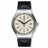Reloj Swatch Irony SISTEM SOUL YIS402 Acero correa cuero negra