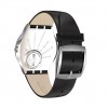 Swatch Irony SKINBLACK watch black color leather strap SS07S100