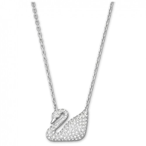 Swarovski Swan necklace 5007735 White crystals Rhodium plated