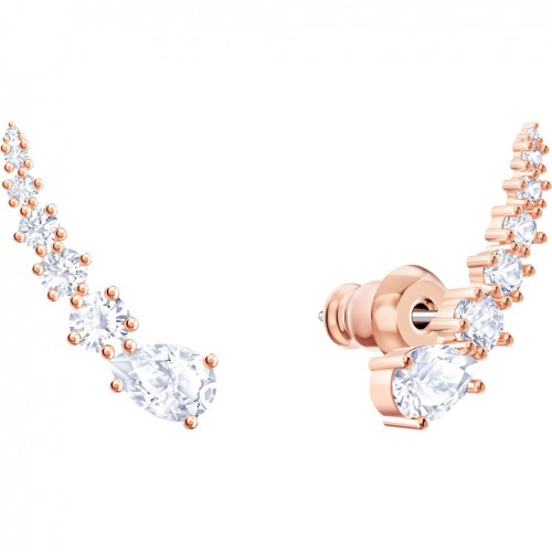 Pendientes Swarovski Penélope Cruz Moonsun 5486352 blanco oro rosa
